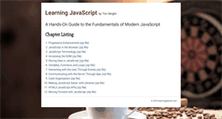Desktop Screenshot of learningjsbook.com